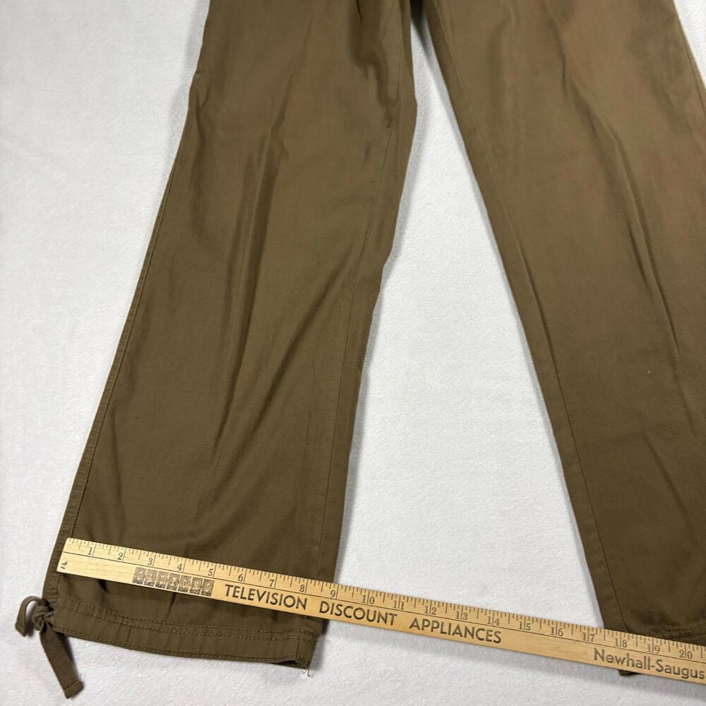 Supplies Womens Size 8 (29W) Brown Utility Pants Adjustable Hem Casual Cotton - Picture 3 of 9